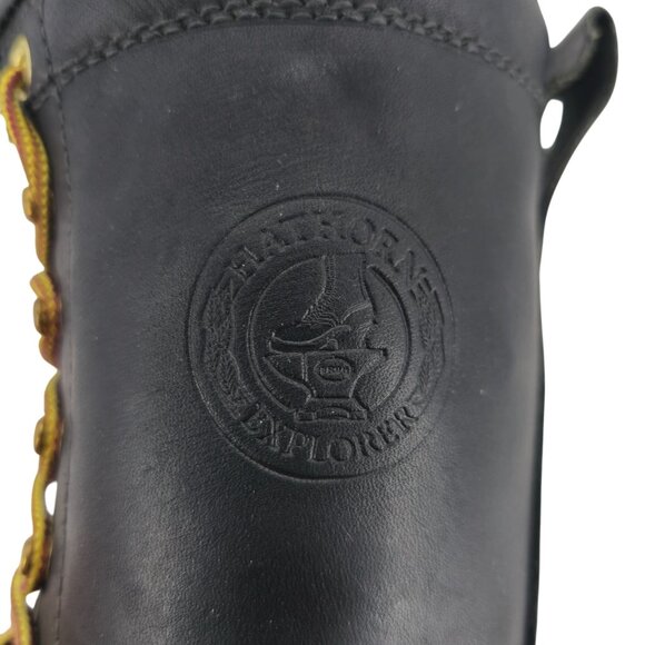 White's Hathorn Boots Men 10.5 Black Leather Work Boots USA Explorer Firefighter - Picture 11 of 16
